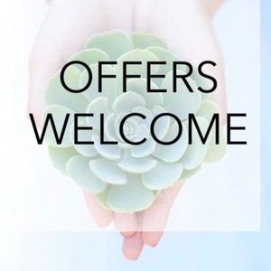 all offers are welcome!!! thank you for shopping!!